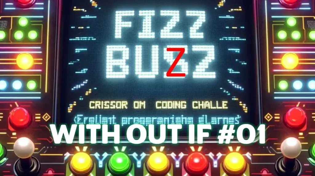 FizzBuzz With Out If Part 1 (AI Generate Image via Bing AI)