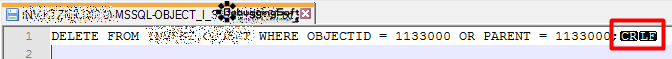 CR LF เมื่อเปิดดูใน Notepad ++