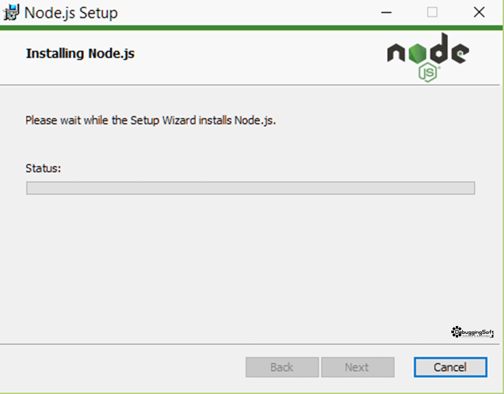 Node 14. Video downloader Setup Wizard install.