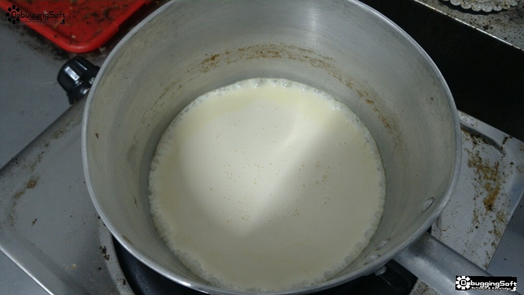 Whipping Cream ไปอุ่นด้วยไฟอ่อนๆ